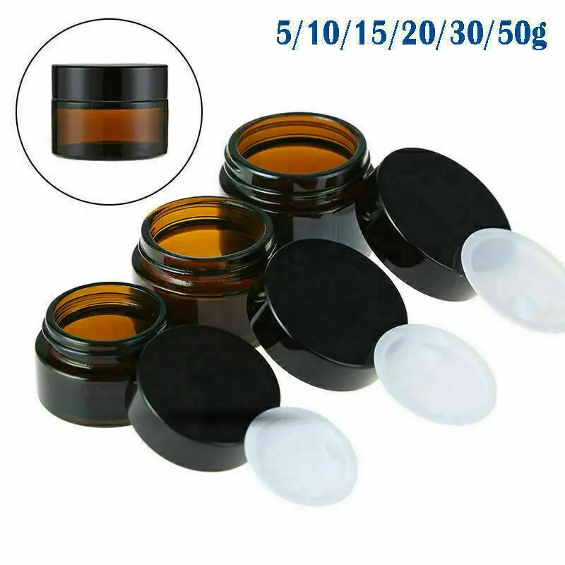2pcs 5ml/10ml/15ml/20ml/30ml/5 - Food Storage Glass Container Set recension och pris