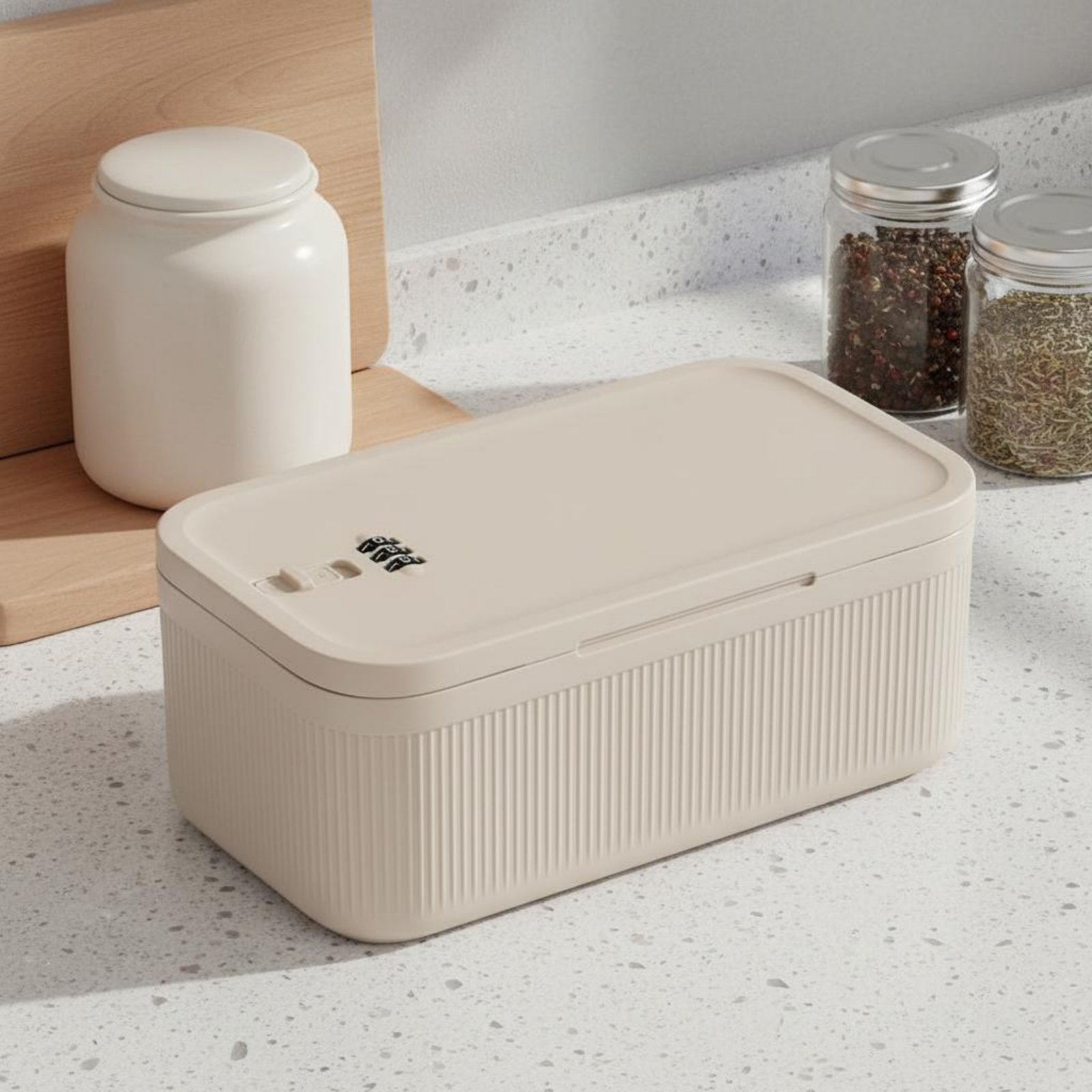 Combination Lock Box Smell Res - Food Storage With Lock recension och pris