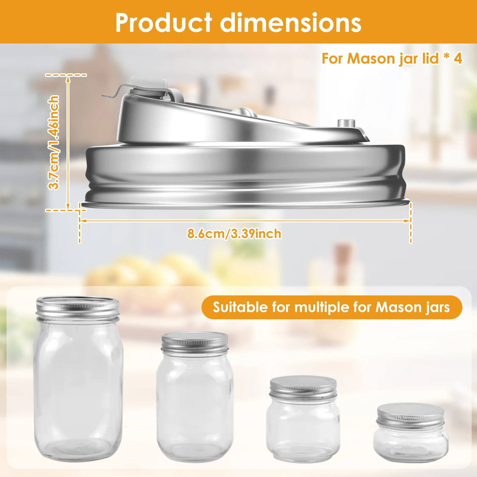 4 Pcs Regular Mouth Ball Mason - Mason Jar Wide Mouth recension och pris
