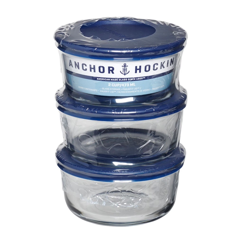 Anchor Hocking Glass Food Stor - Food Storage Glass Container Set recension och pris