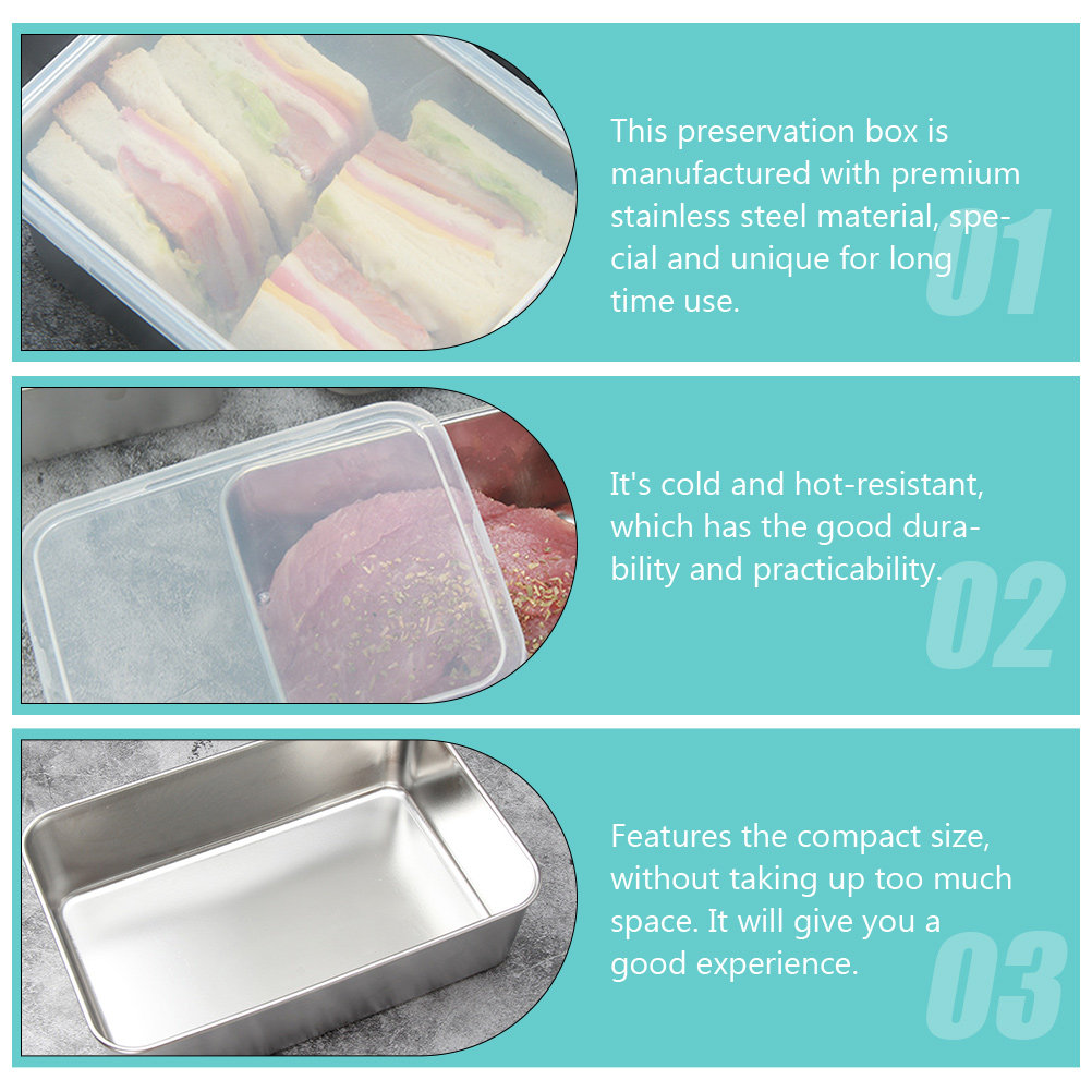Stainless Preservation Box Por - Food Storage Lunch Box recension och pris