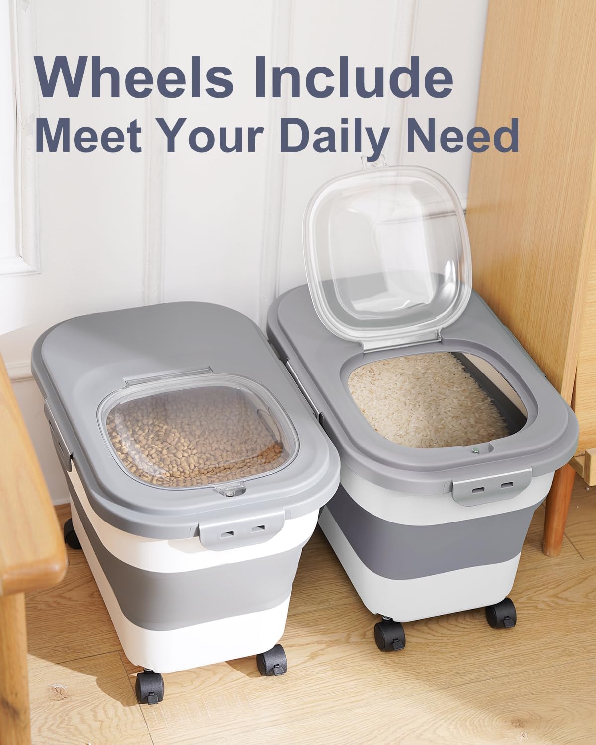 Large Capacity Cat Dog Food St - Food Storage Containers Xl recension och pris