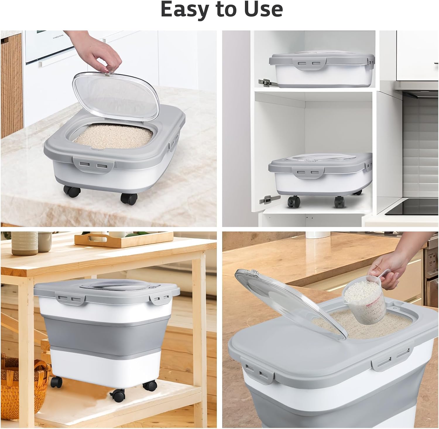 Large Capacity Cat Dog Food St - Food Storage Containers Xl recension och pris