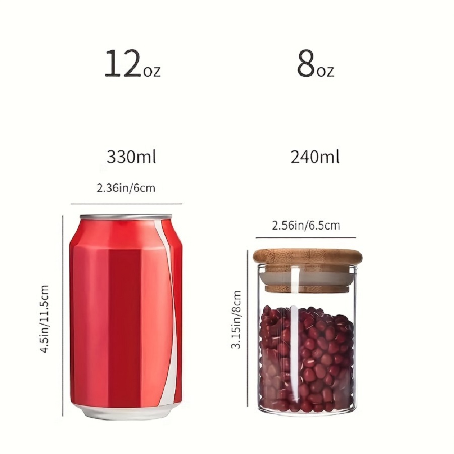 12pcs/set Airtight Glass Stora - Food Storage Glass Container Set recension och pris