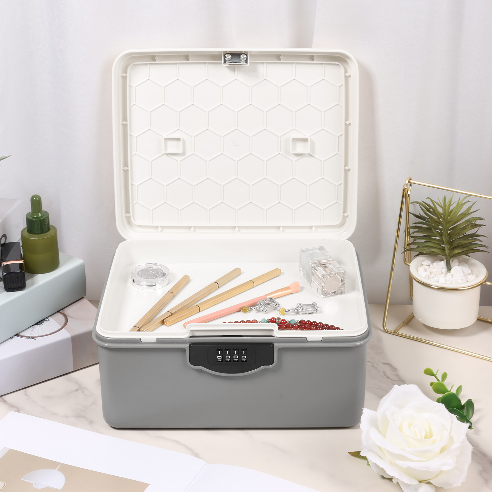 Digital Password Lock Safe Box - Food Storage With Lock recension och pris