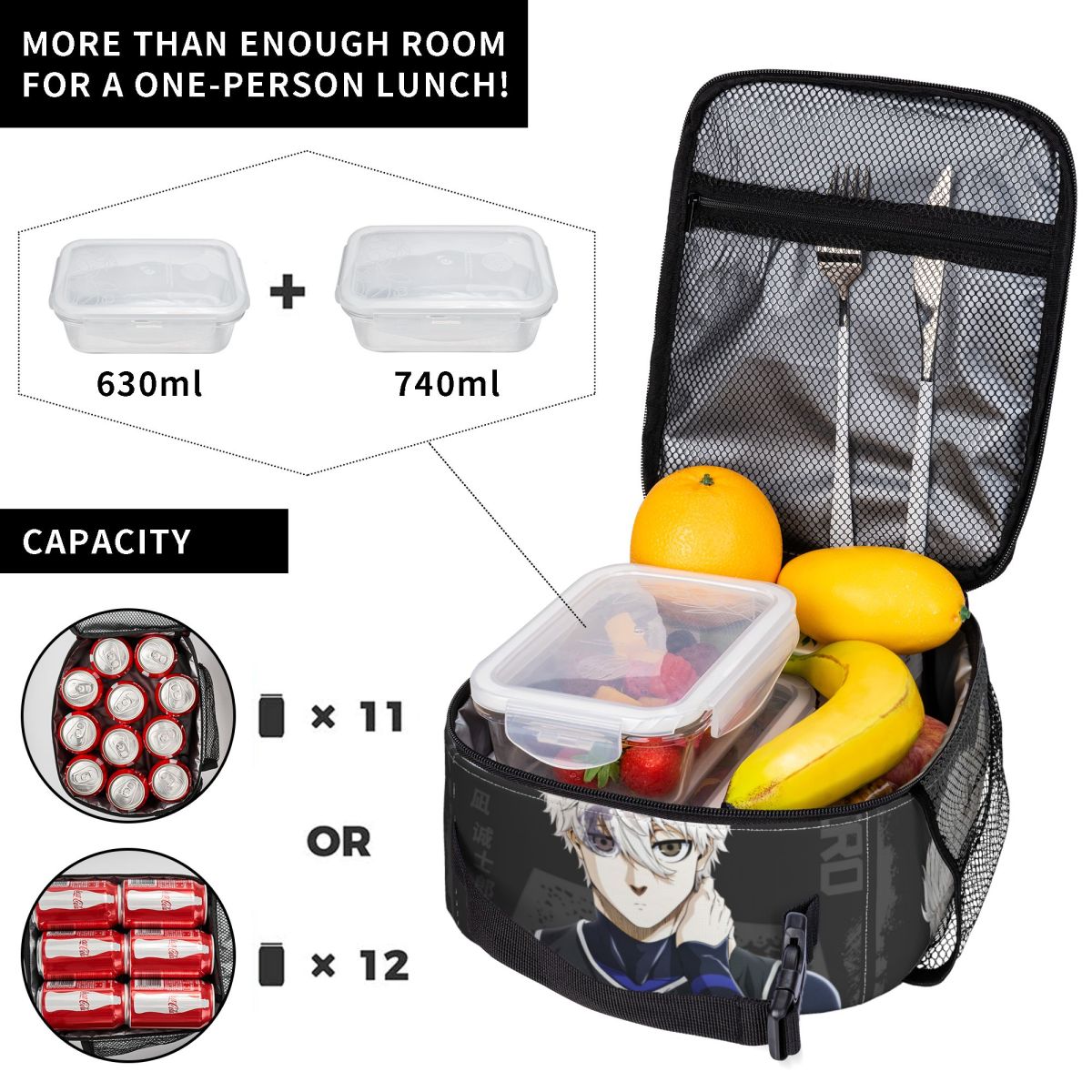 Insulated Lunch Boxes Anime Bl - Food Storage With Lock recension och pris