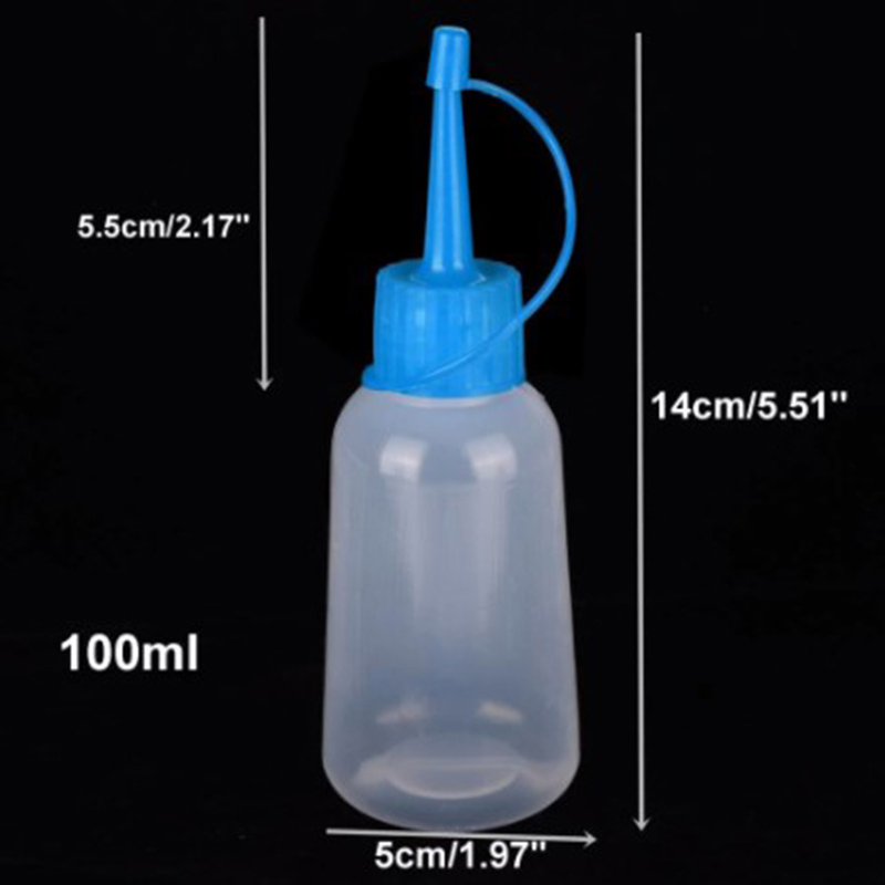 100ml Plastic Clear Tip Applic - Condiment Squeeze Bottle recension och pris