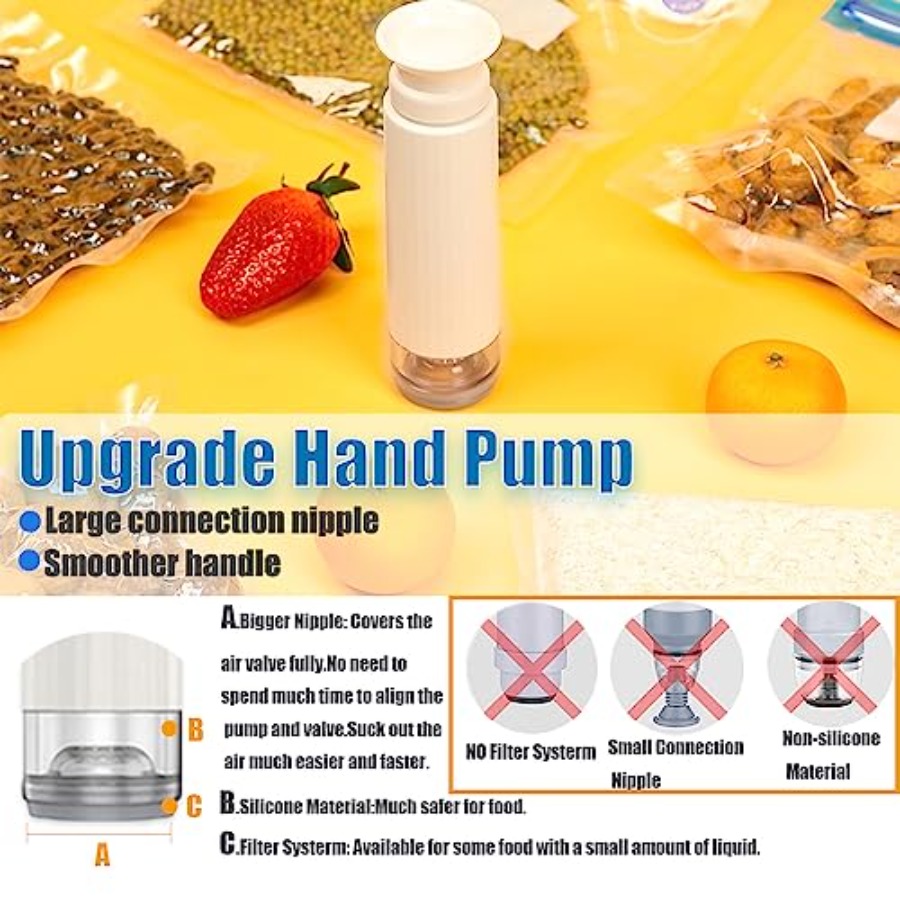 for Sous Vide Bags, Manual Han - Mason Jar Wide Mouth recension och pris