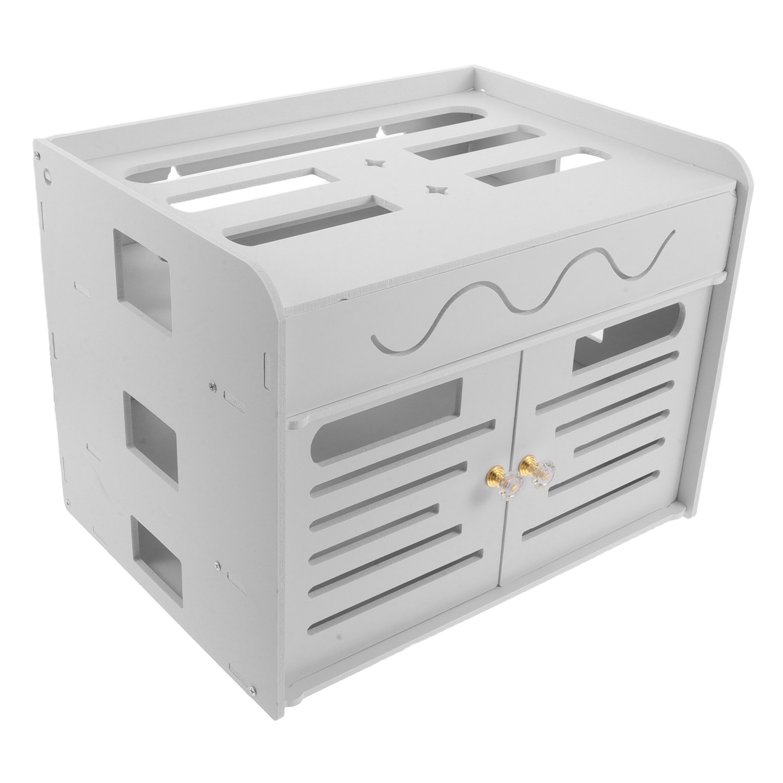 3-Layer WiFi Router Storage Bo - Food Storage Rack recension och pris