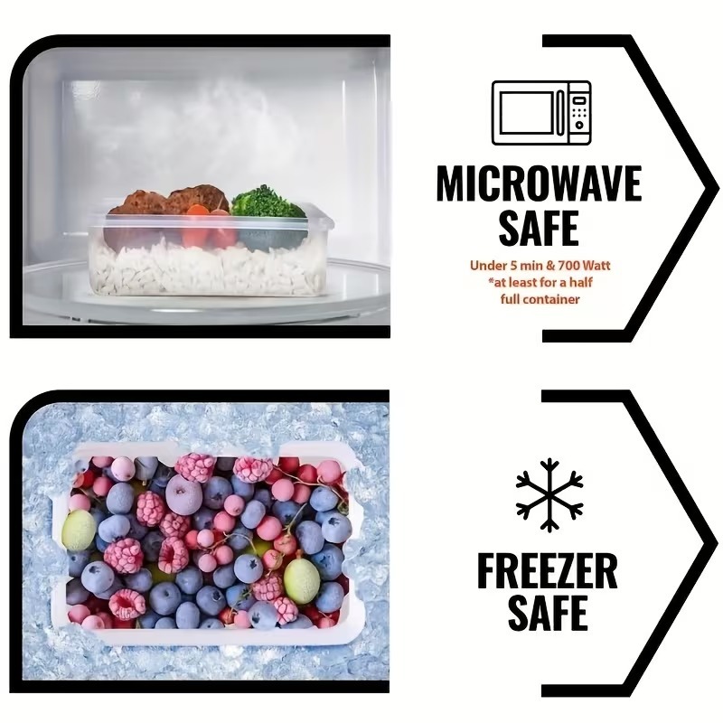 4-Piece Clear Food Storage Con - Food Storage Time recension och pris