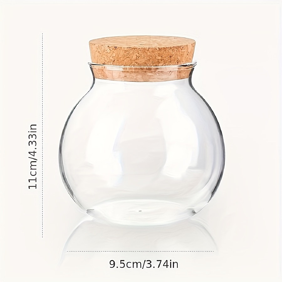 500ML Clear Glass Storage Cani - Food Storage Glass Container Set recension och pris