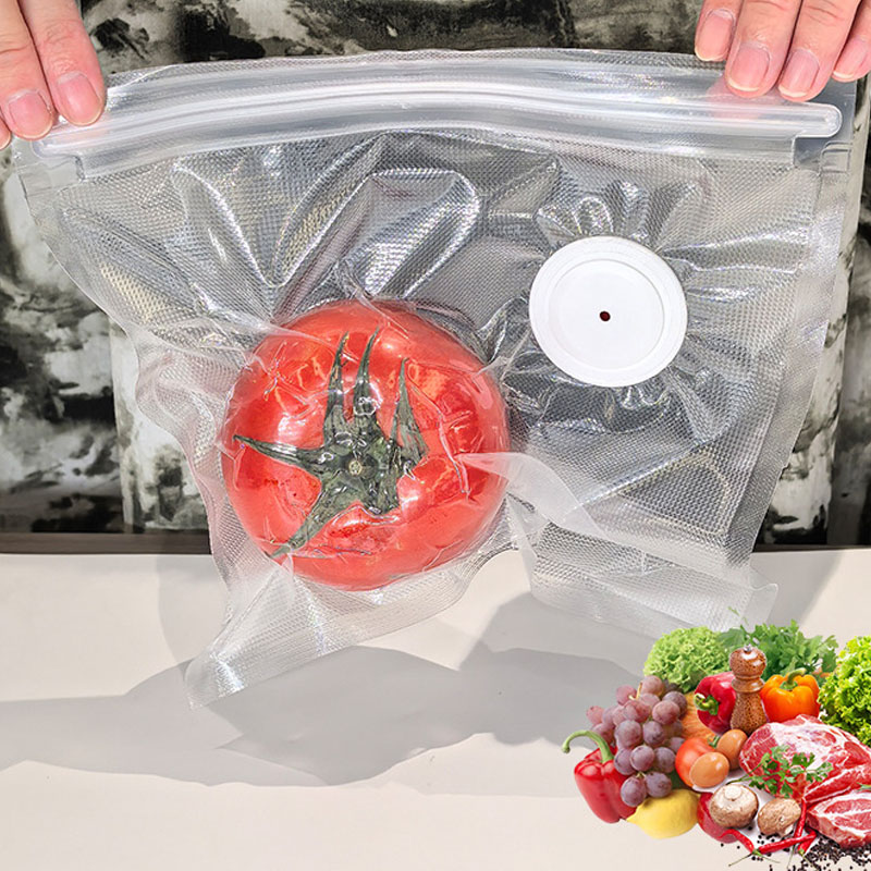 Upgraded Version vacuum food s - Food Storage Zip Bags recension och pris