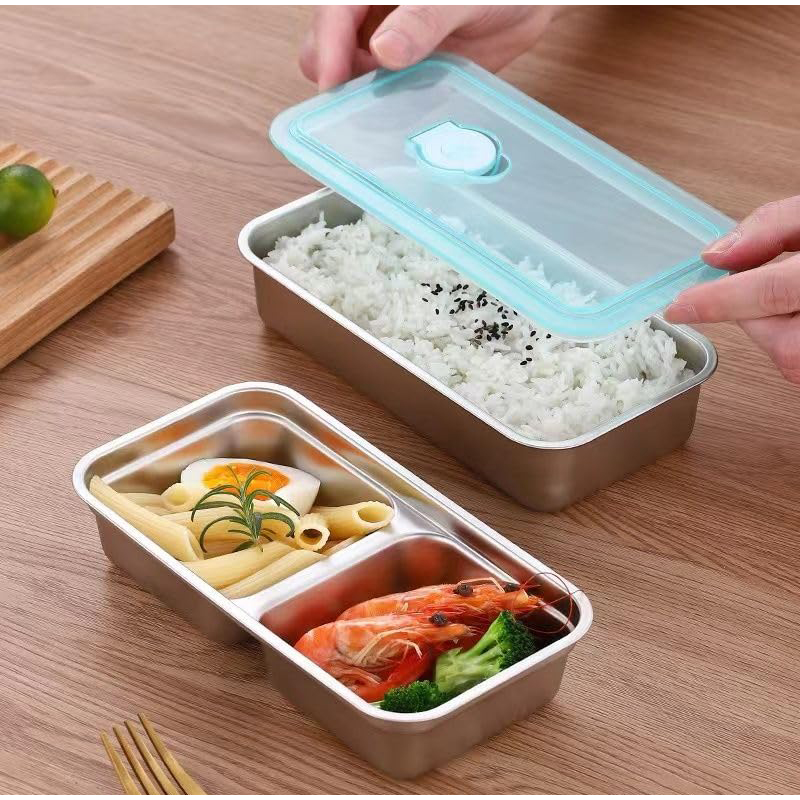 Portable Stainless Steel Fresh - Food Storage Lunch Box recension och pris