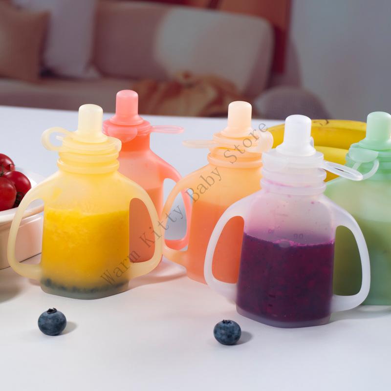 110ml Reusable SIlicone Baby B - Food Storage Silicone Bags recension och pris