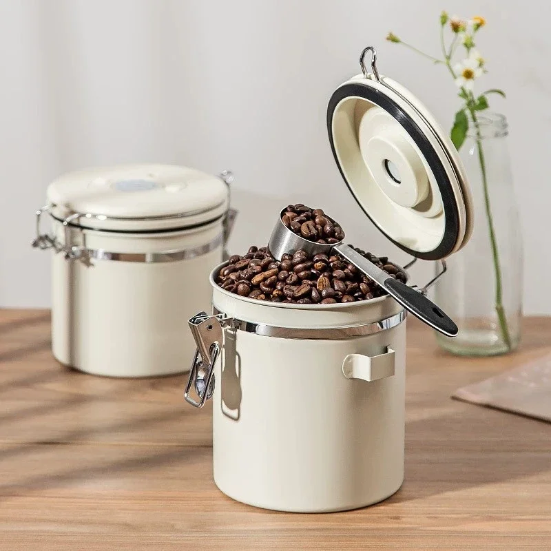 304 Stainless Steel Coffee Bea - Food Storage With Scoop recension och pris