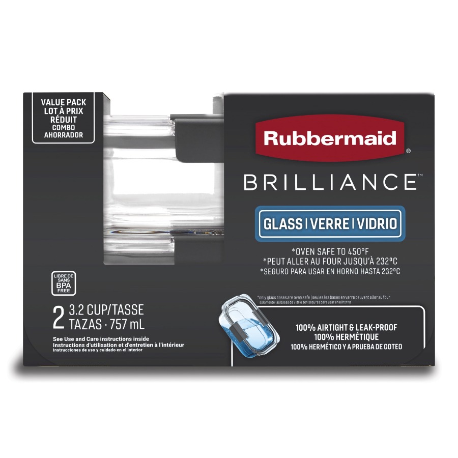 Brilliance 3.2 Cup Glass Food  - Best Food Storage recension och pris