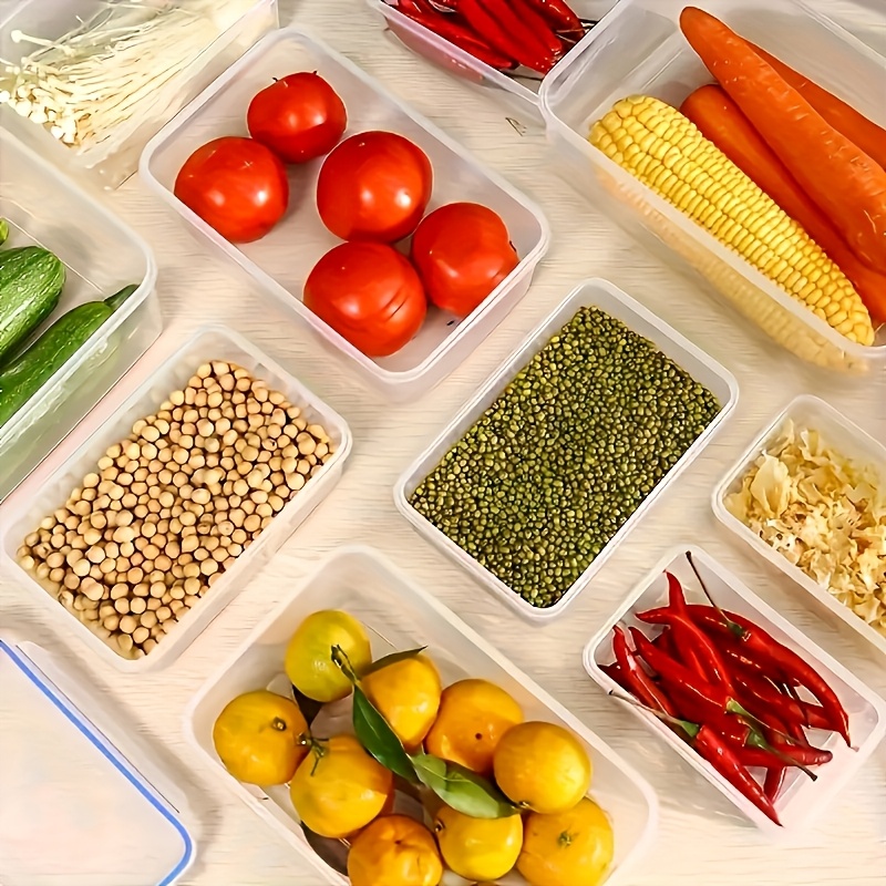 8Pcs Set Includes 4 Containers - Food Storage Time recension och pris