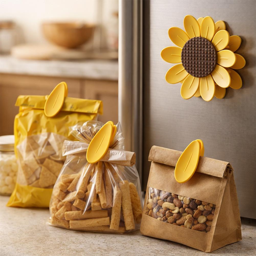 10Pcs Cute Sunflower Magnetic  - Food Storage Notes recension och pris