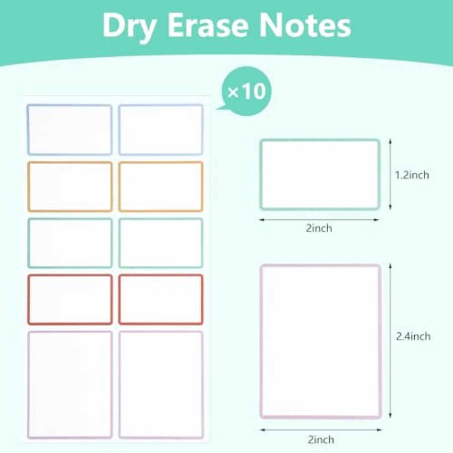 Dry Erase Sticker Labels Reusa - Food Storage Notes recension och pris