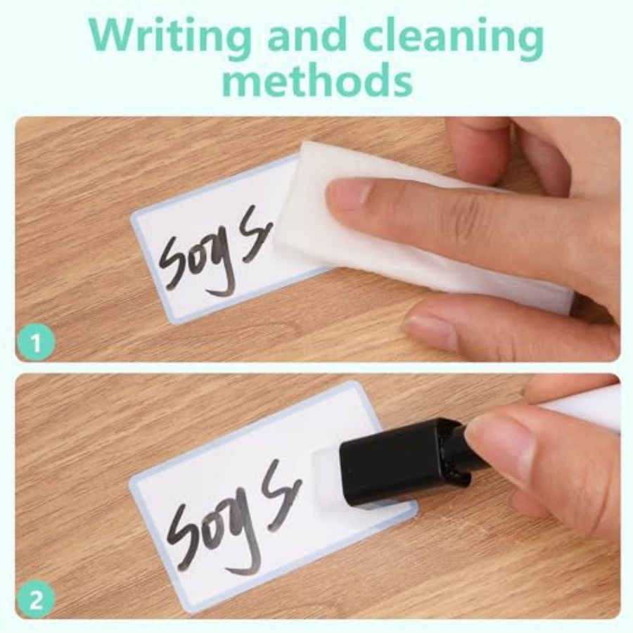 Dry Erase Sticker Labels Reusa - Food Storage Notes recension och pris