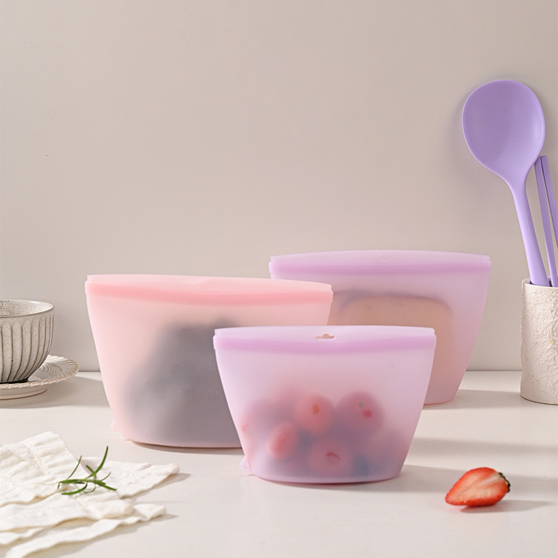 Self-Sealing Silicone Storage  - Food Storage Bags Reusable recension och pris