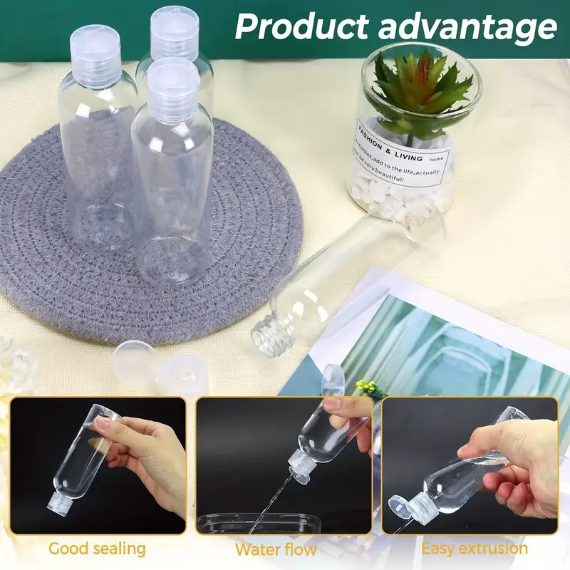 1/3/5/10Pcs 50ML 100ML Plastic - Condiment Squeeze Bottle recension och pris