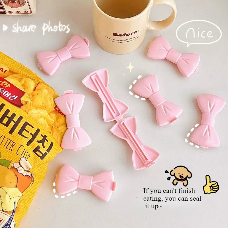 5PCS Kawaii Food Sealing Clip  - Food Storage Bags Reusable recension och pris