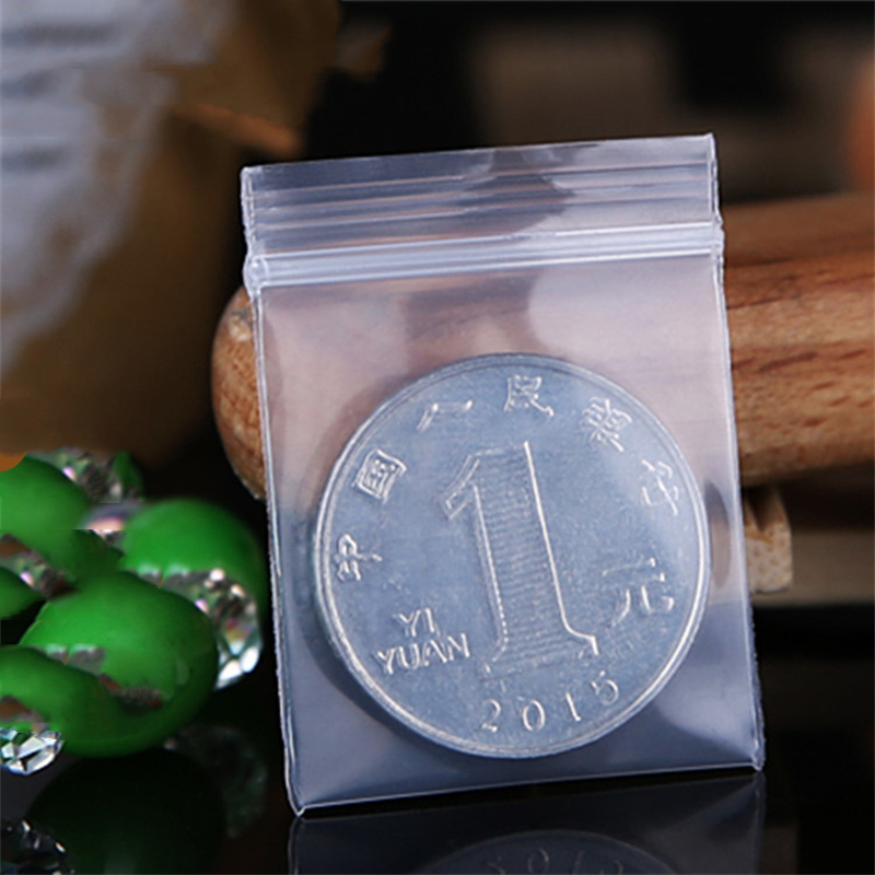 100Pieces Transparent Mini Sma - Food Storage With Lock recension och pris