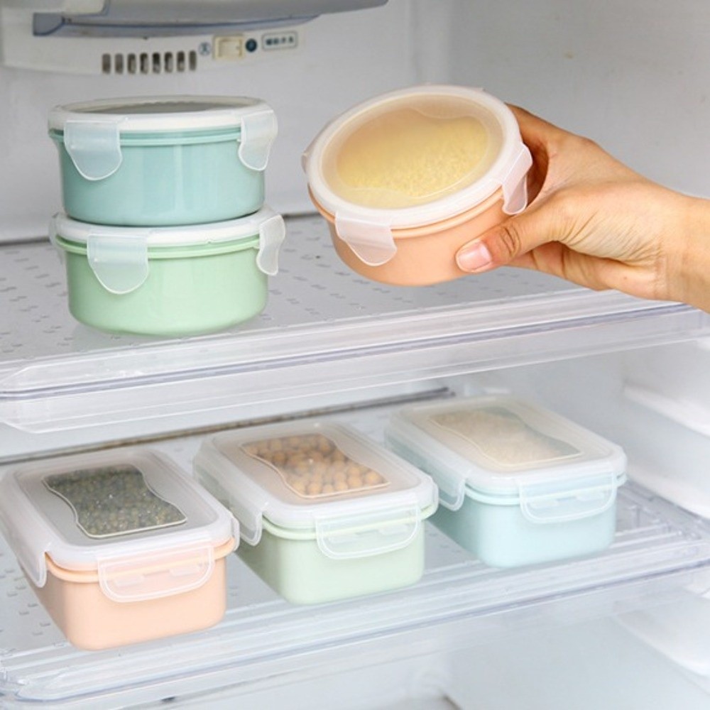 5PCS Fresh Plastic Food Storag - Food Storage With Lock recension och pris
