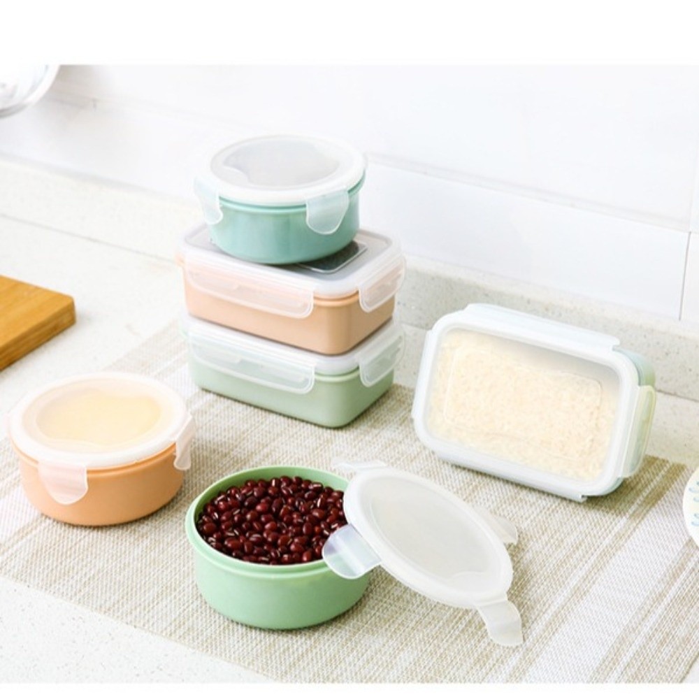 5PCS Fresh Plastic Food Storag - Food Storage With Lock recension och pris