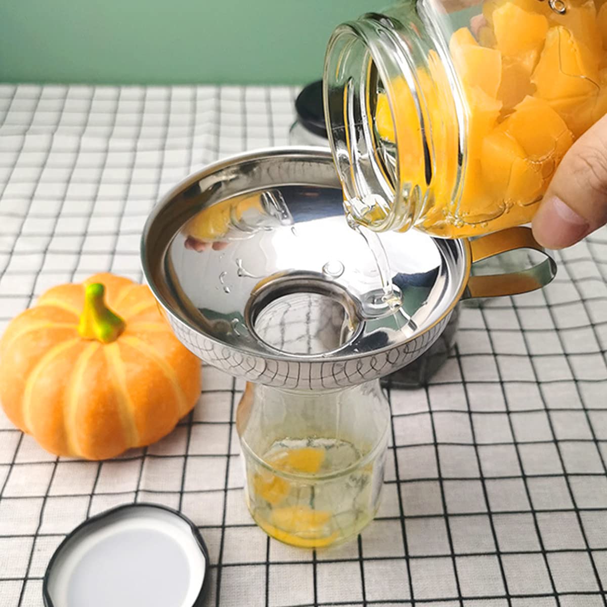 Stainless Steel Funnel Canning - Mason Jar Wide Mouth recension och pris