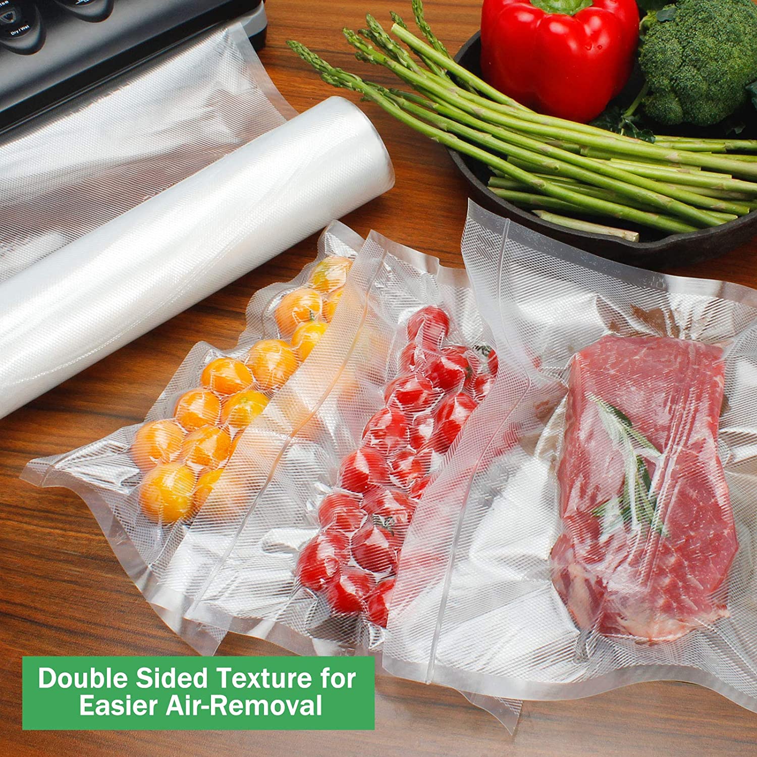 Vacuum bags for food Vacuum Se - Food Storage Zip Bags recension och pris