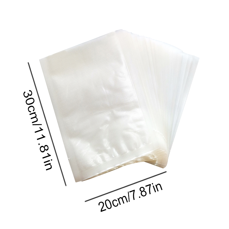 100PC 20x30cm Vacuum Bag for V - Food Storage Bags Reusable recension och pris