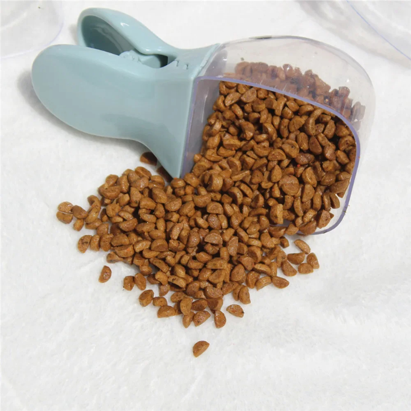 Pet Food Spoon for Cat Dog Bow - Food Storage With Scoop recension och pris