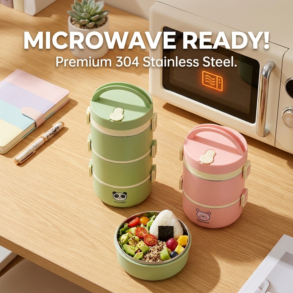 304 Stainless Steel Thermal Lu - Food Storage With Scoop recension och pris
