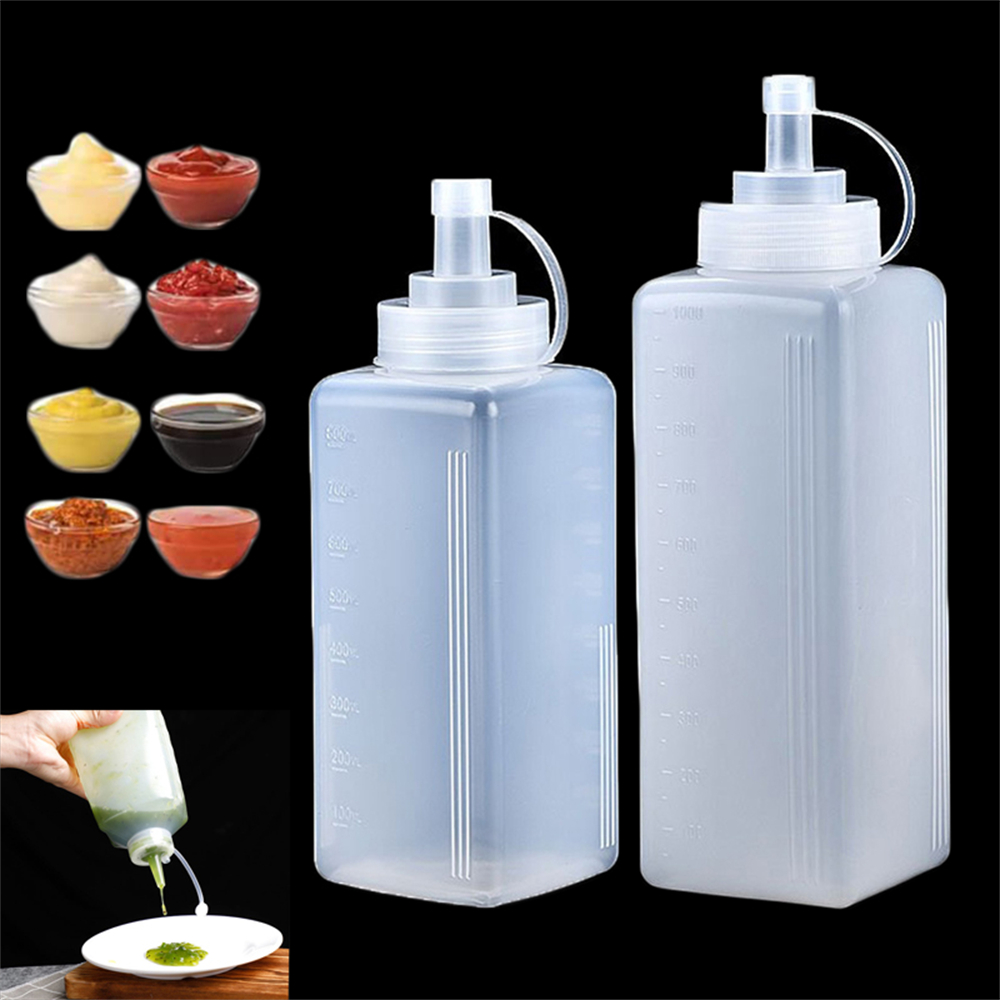 1pc Plastic Squeeze Sauce Bott - Condiment Squeeze Bottle recension och pris
