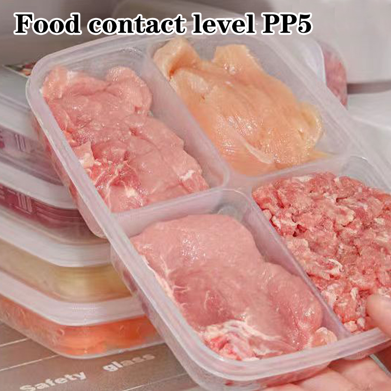 New【4 Grids Plastic Storage Bo - Food Storage Time recension och pris