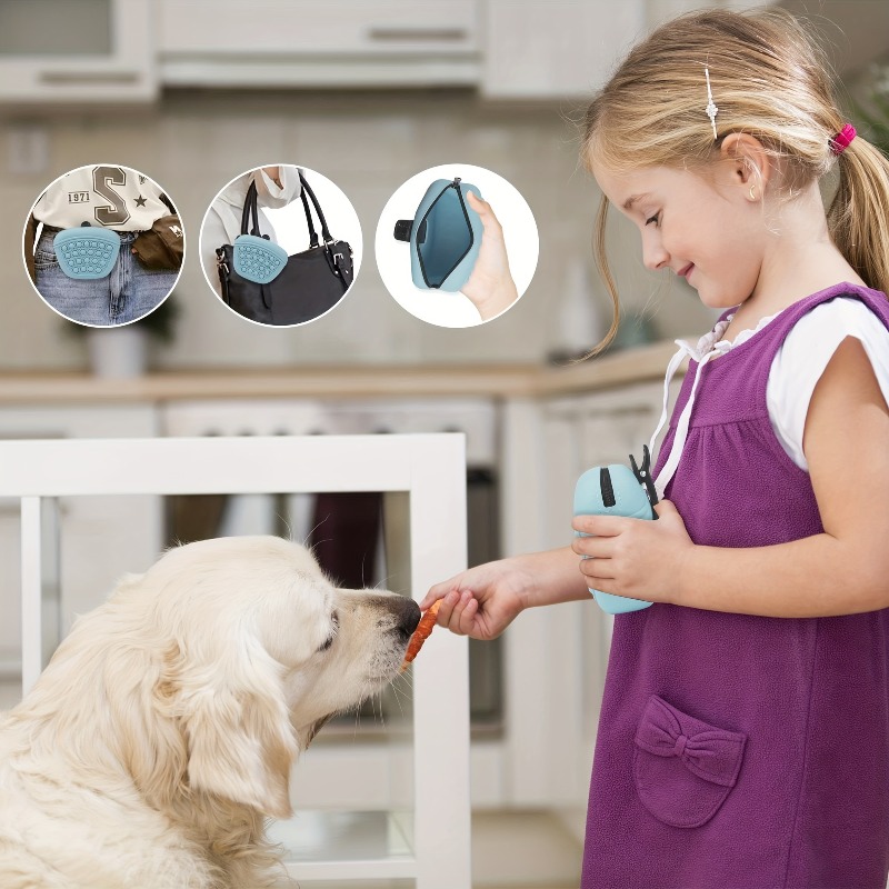 Silicone Dog Treat Bag Portabl - Food Storage Silicone Bags recension och pris