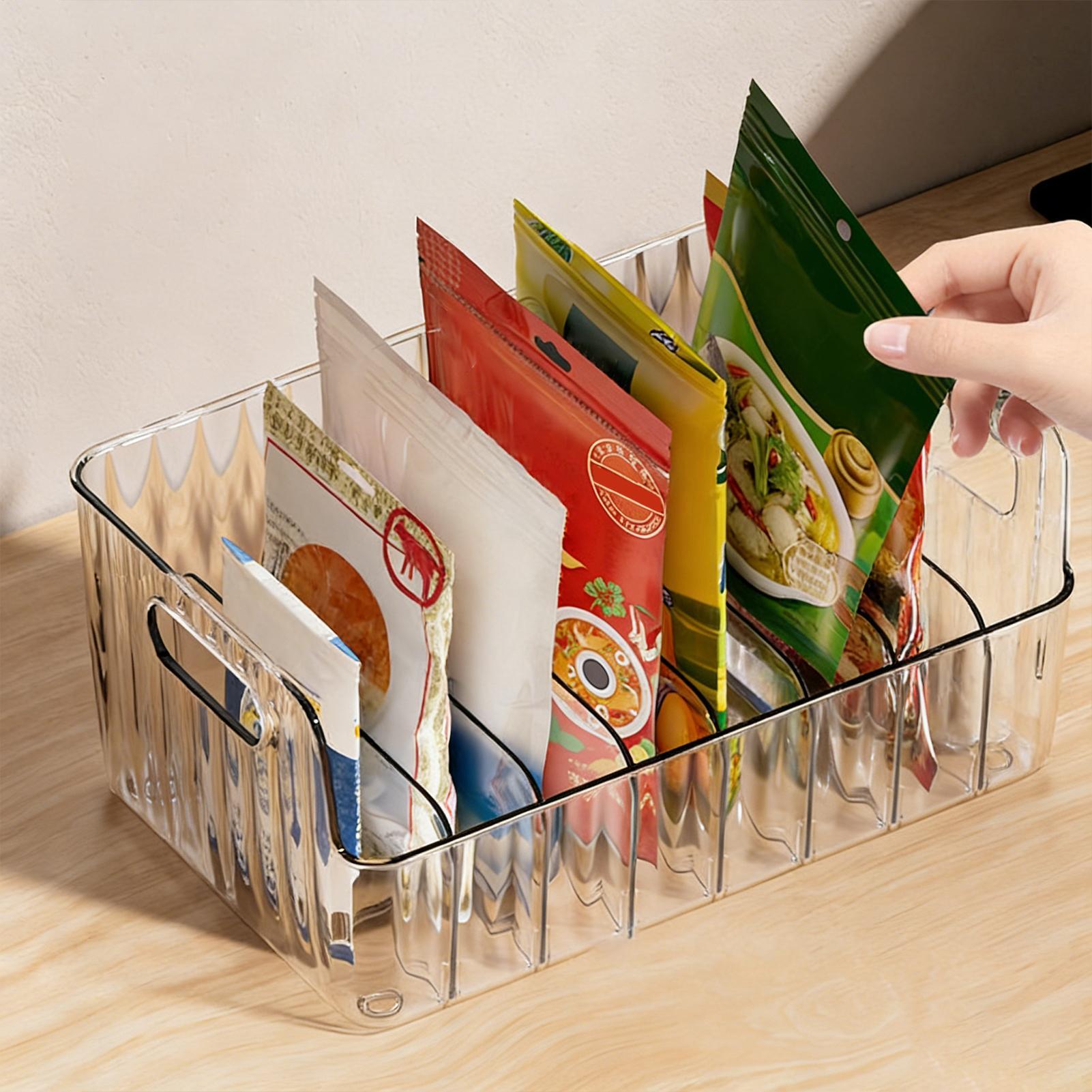 Spices Rack Transparent Divide - Food Storage Kitchen Cabinet recension och pris