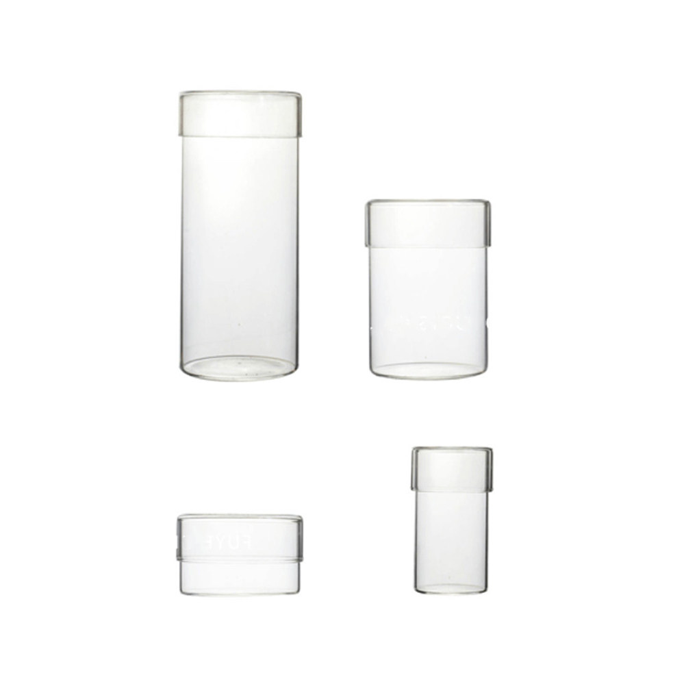 4Pcs Glass Storage Jar Set Cle - Food Storage Glass Container Set recension och pris
