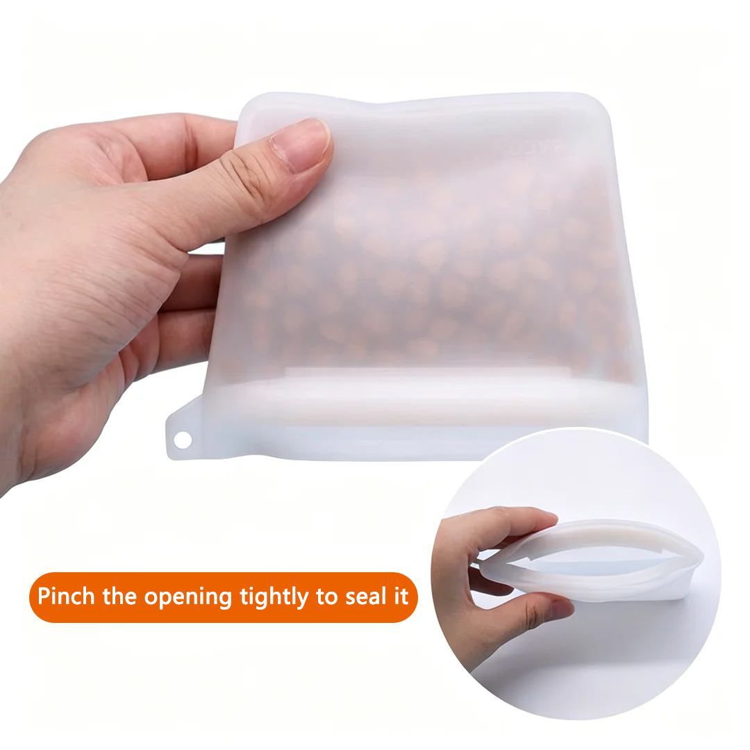 Seal Silicone Pet Treat Snack  - Food Storage Silicone Bags recension och pris