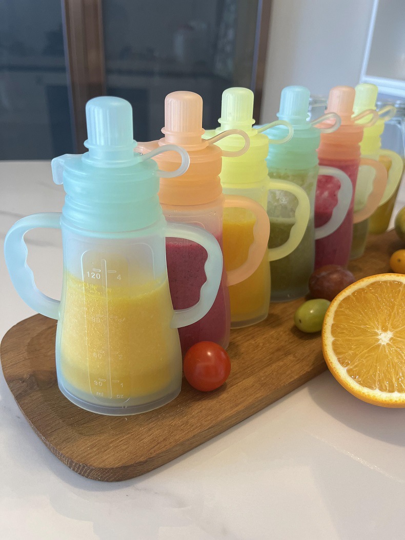 New Reusable Silicone Breast M - Food Storage Silicone Bags recension och pris