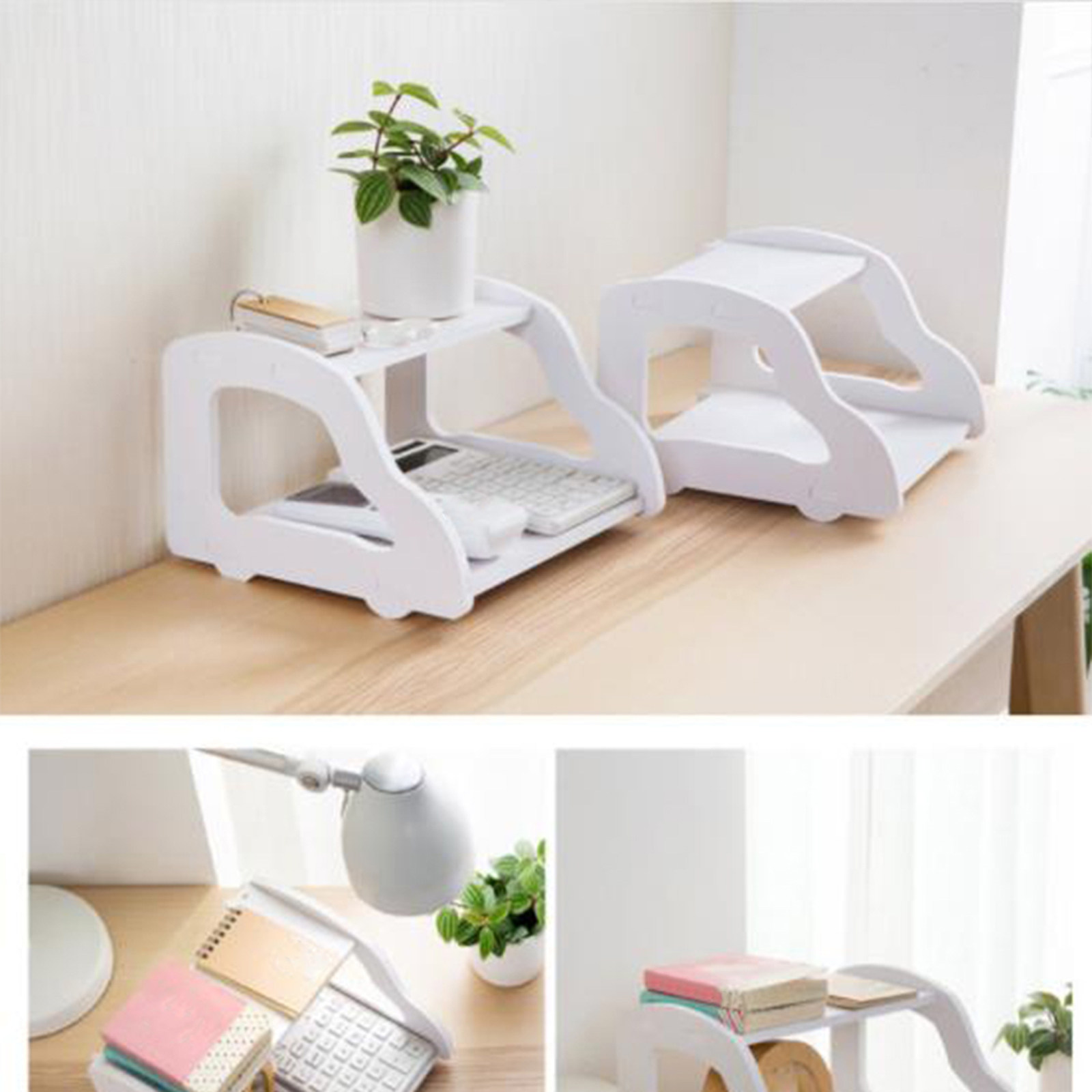 Wall Mount 2-Tier Router Shelf - Food Storage Rack recension och pris