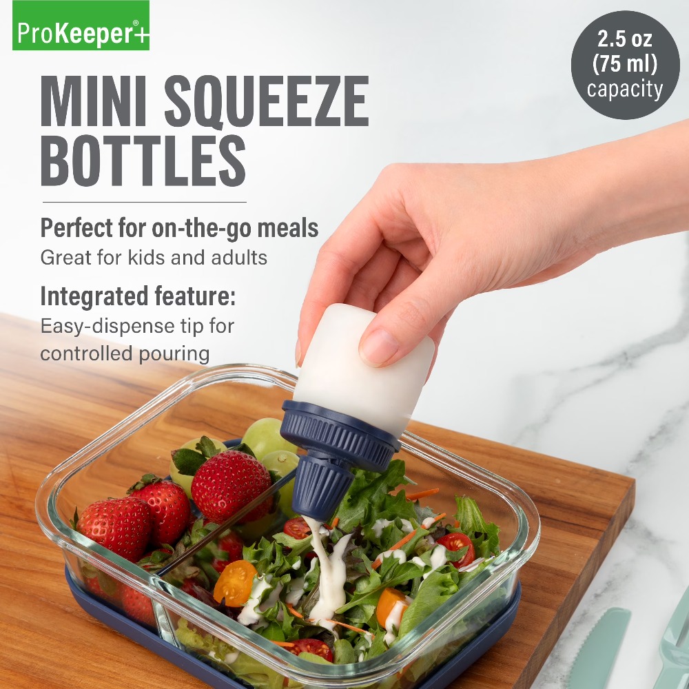 Silicone Squeeze Bottles Blue  - Condiment Squeeze Bottle recension och pris