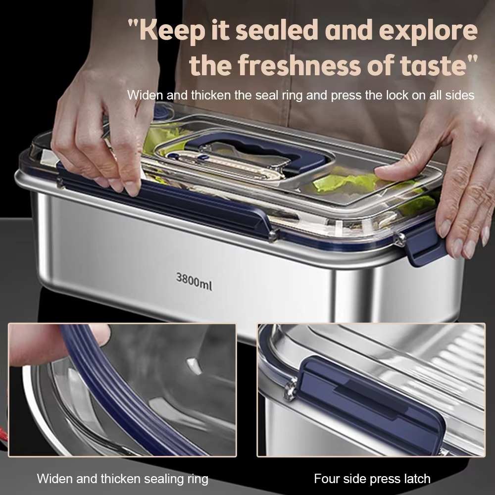 316 Stainless Steel Food Stora - Food Storage Containers Xl recension och pris