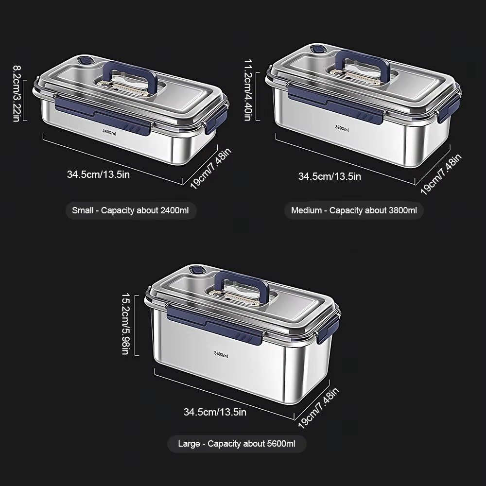 316 Stainless Steel Food Stora - Food Storage Containers Xl recension och pris