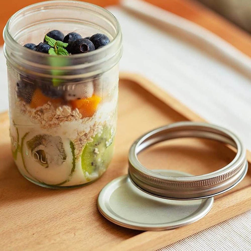 16oz Wide Mouth Mason Jars wit - Mason Jar Wide Mouth recension och pris