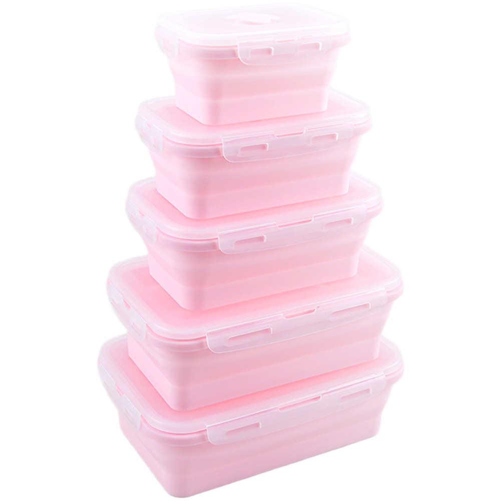 Foldable Silicone Lunch Box Se - Food Storage Lunch Box recension och pris