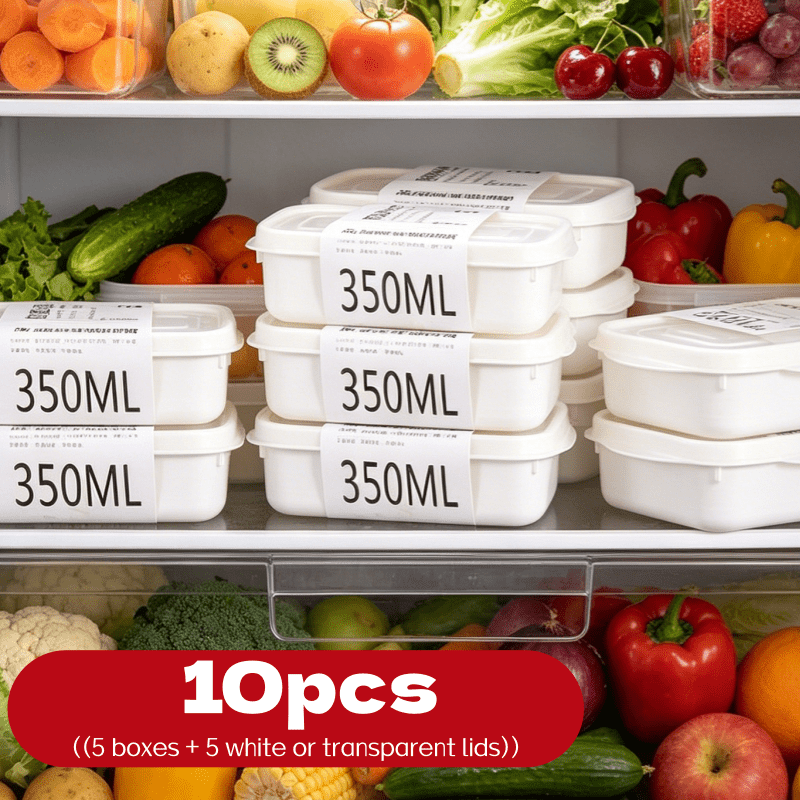 10Pcs Reusable Stackable Food  - Food Storage Lunch Box recension och pris