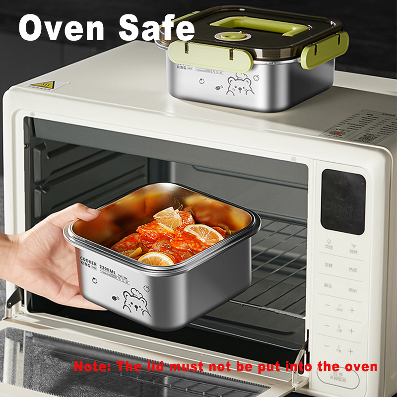 COOKER KING 420ml-6200ml Large - Food Storage Lunch Box recension och pris